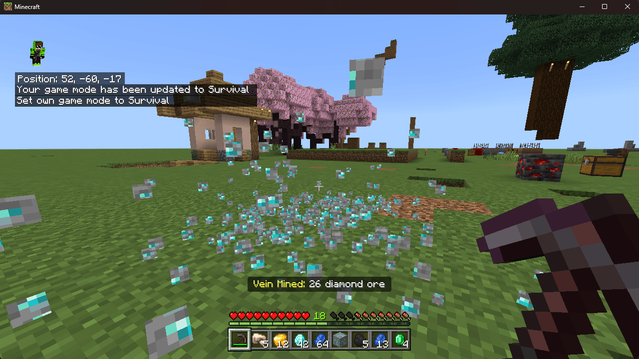 Vein Miner "Break a whole vein" — screenshot 2