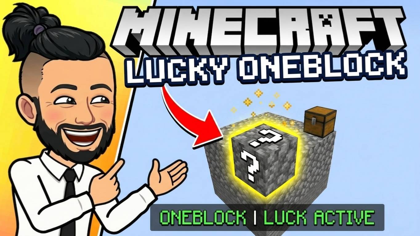 Lucky One Block - Chaos Skyblock — screenshot 1