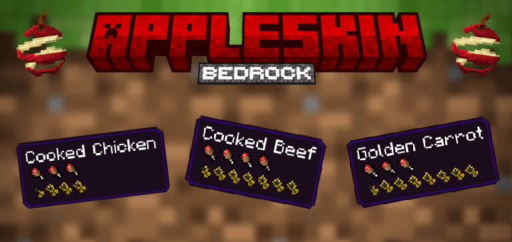 AppleSkin Bedrock (Unofficial Port) — screenshot 1