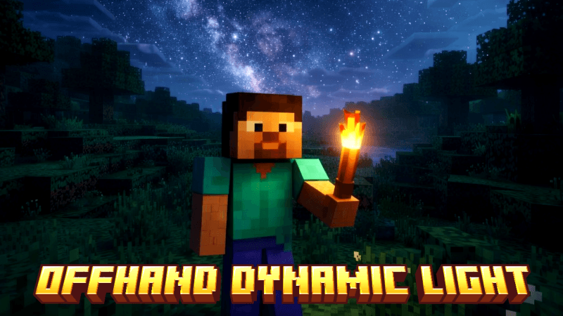 offhand dynamic light [ achievements friendly ] (no player.json) — screenshot 1