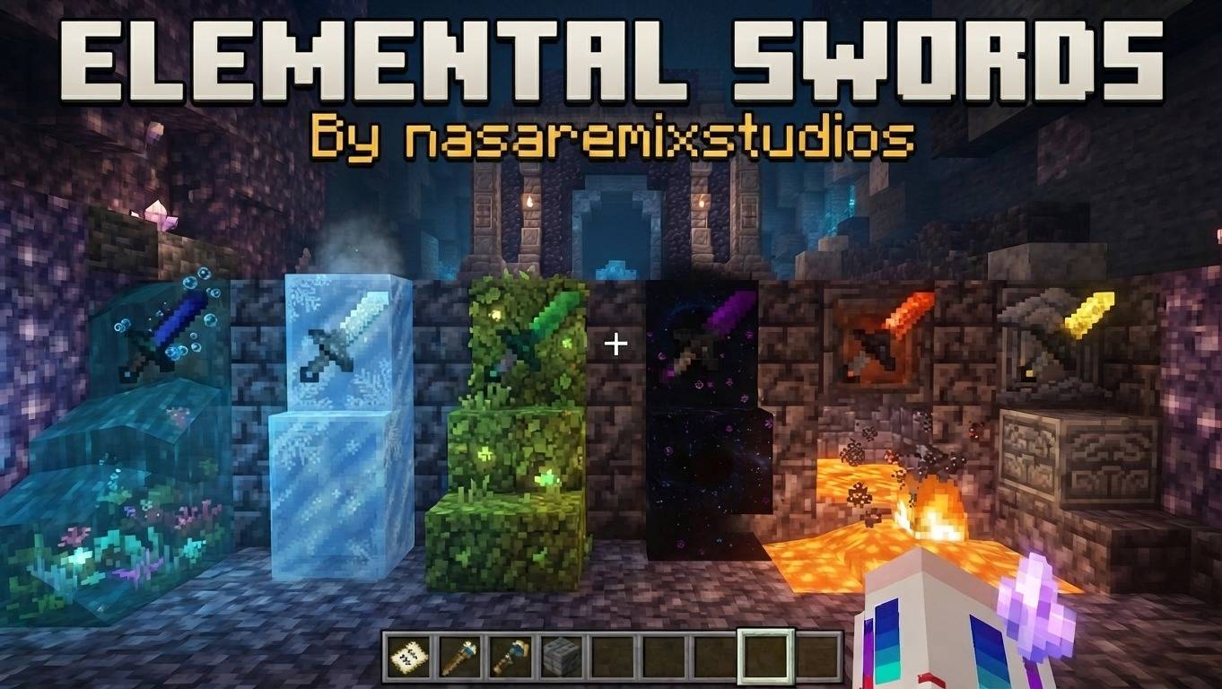 [Realm compatible]Elemental swords by nasa x remix — screenshot 1