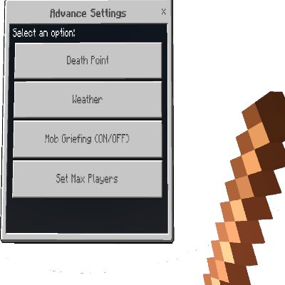 Advance Settings ||Creative Mode + Achivement ||