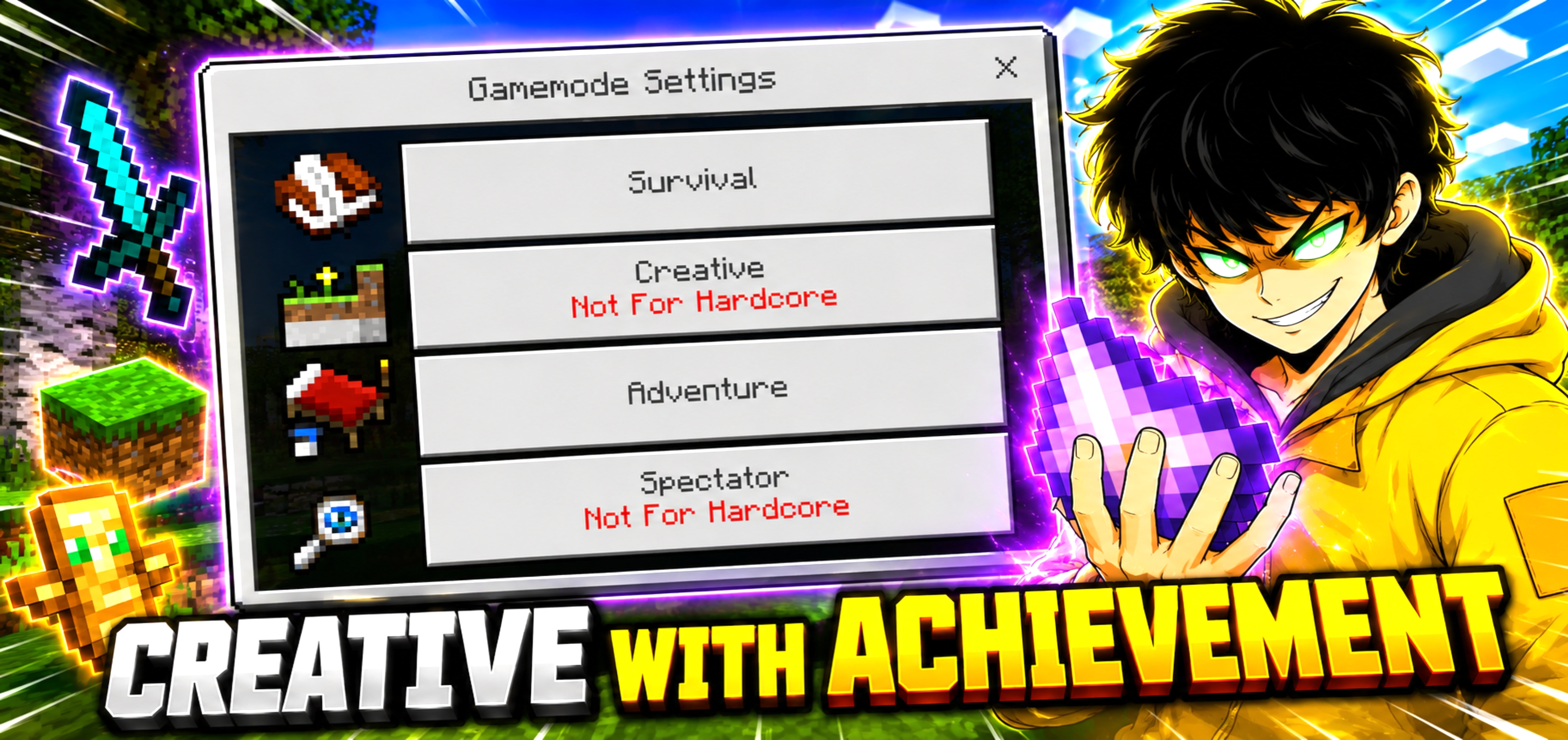 Advance Settings ||Creative Mode + Achivement || — screenshot 1