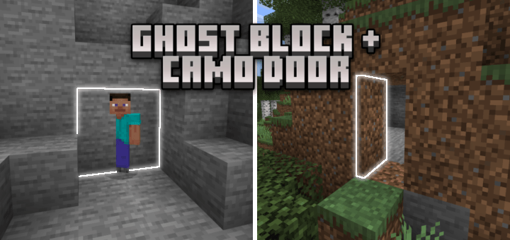 Ghost Block + Camo Door — screenshot 1
