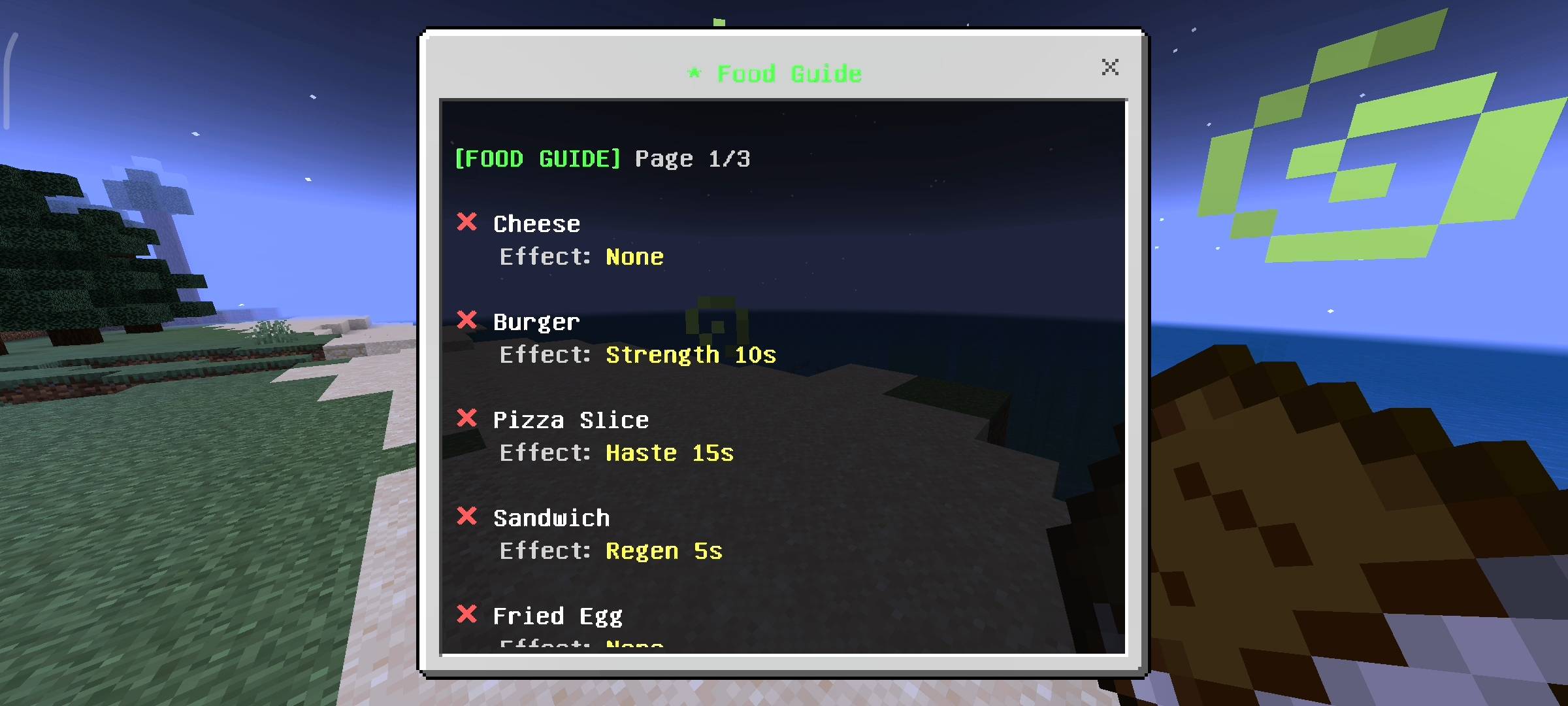 More Foods+ Addon: 15 Custom Foods & Effects — screenshot 2