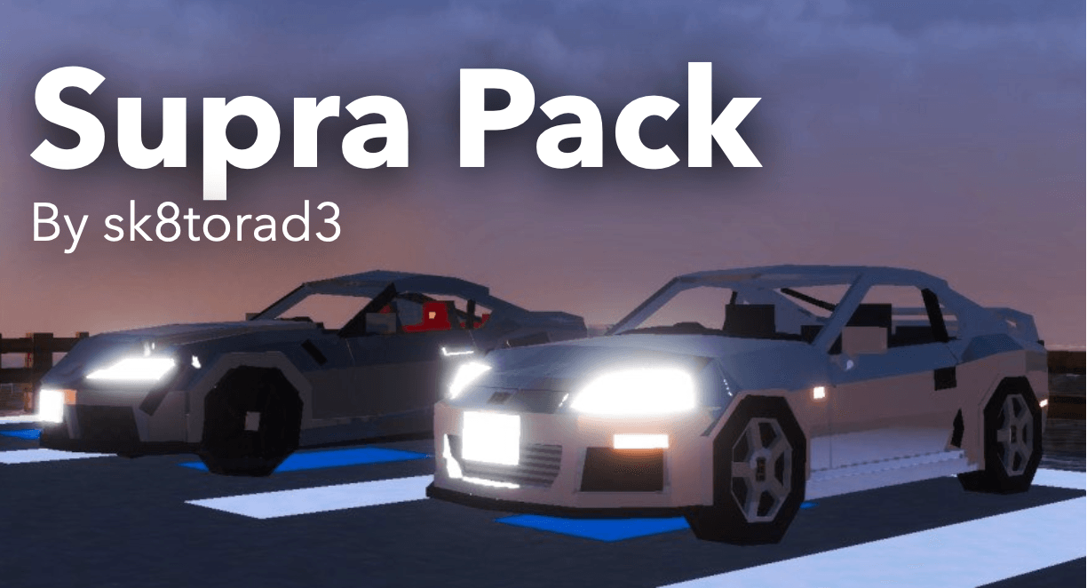 Toyota Supra Pack, MK4 + MK5 - Simple Car Addon — screenshot 1
