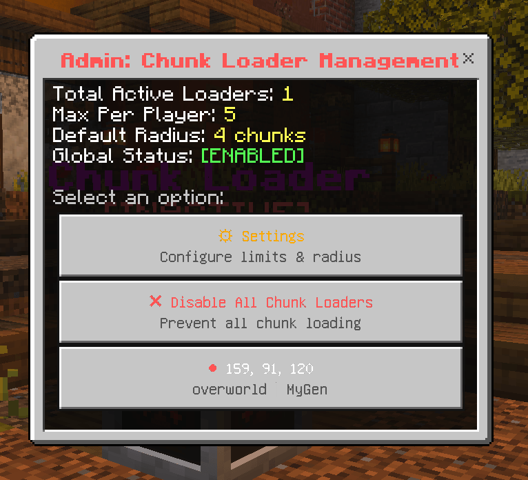 Bedrock Chunk Loader [Achievement & Multiplayer Friendly] — screenshot 6