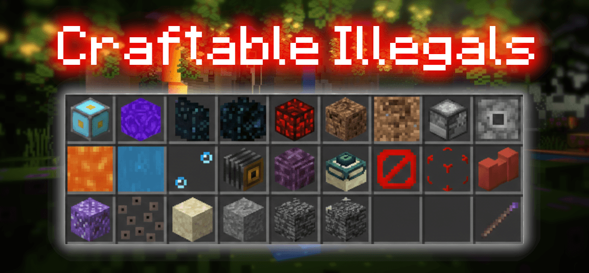 Craftable Illegal Items — screenshot 1