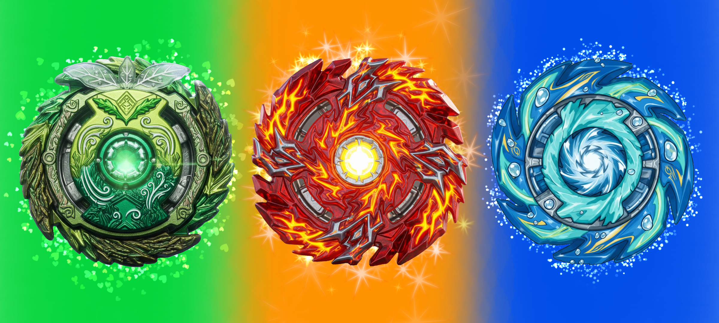 Elemental Spin tops (anime) — screenshot 1