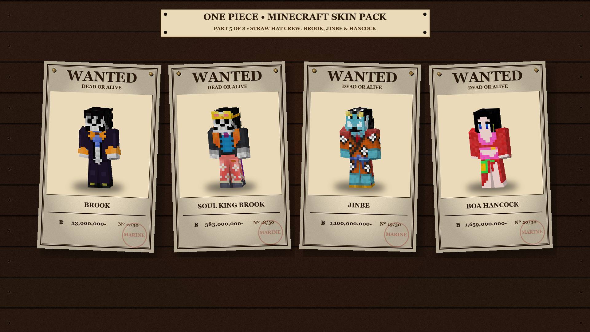One Piece Skin Pack | 30+ SKINS!! — screenshot 6