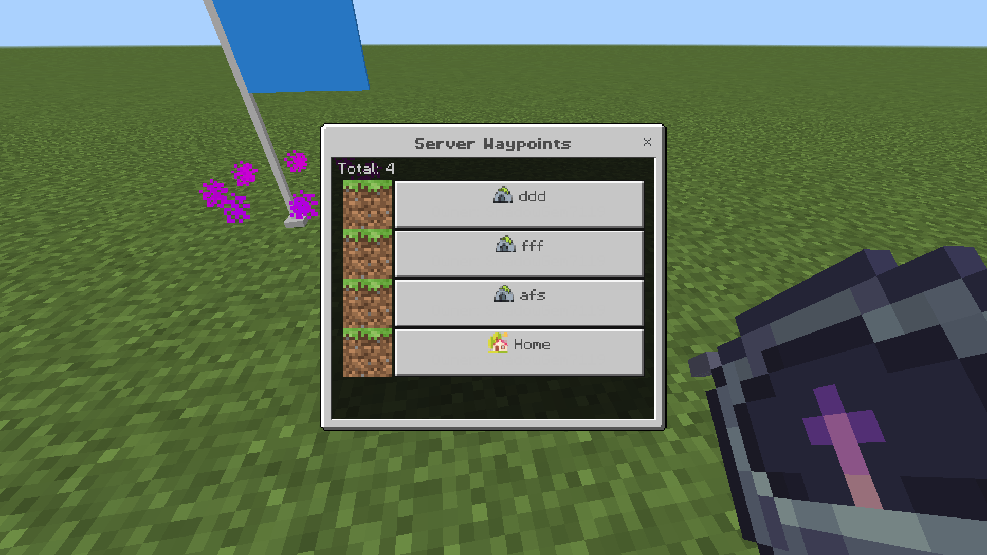 Advanced Waypoint addon — screenshot 4
