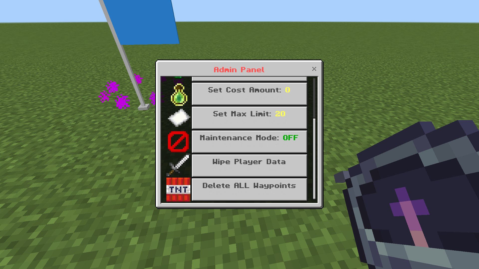 Advanced Waypoint addon — screenshot 5