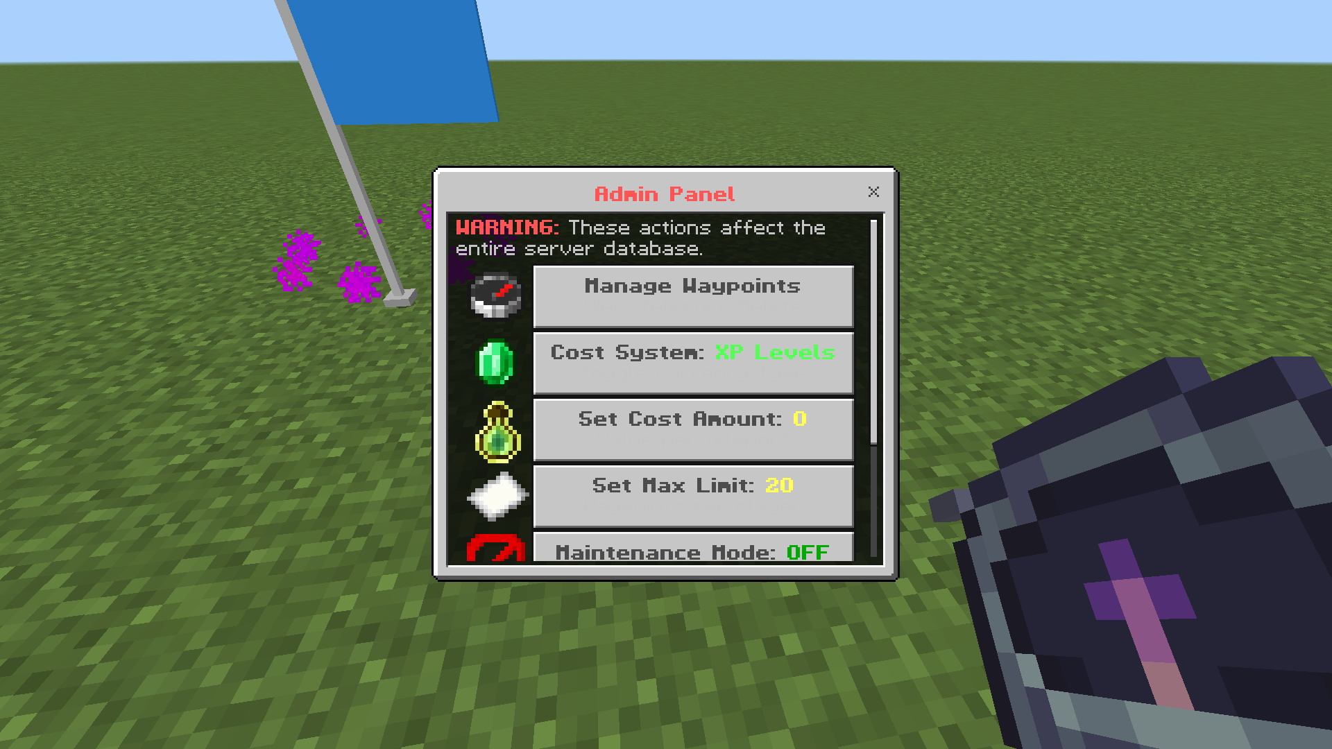 Advanced Waypoint addon — screenshot 6