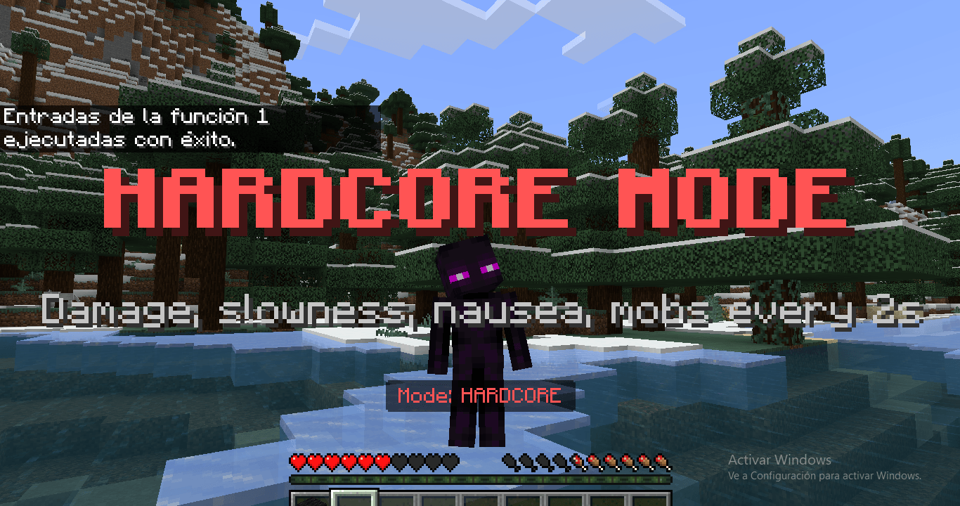 Minecraft but Water Hurts You 🌊🔥(Water is Lava) — screenshot 3