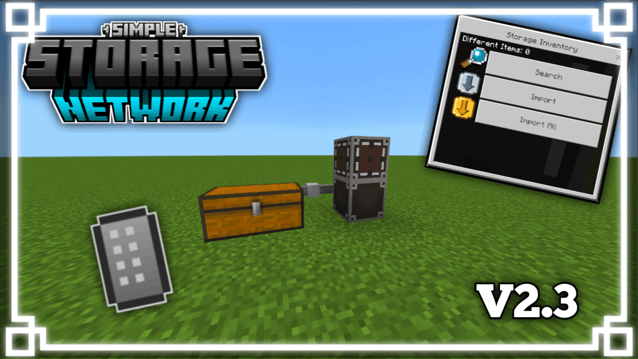 Simple Storage Network (Unofficial Post!) V2.3 — screenshot 1