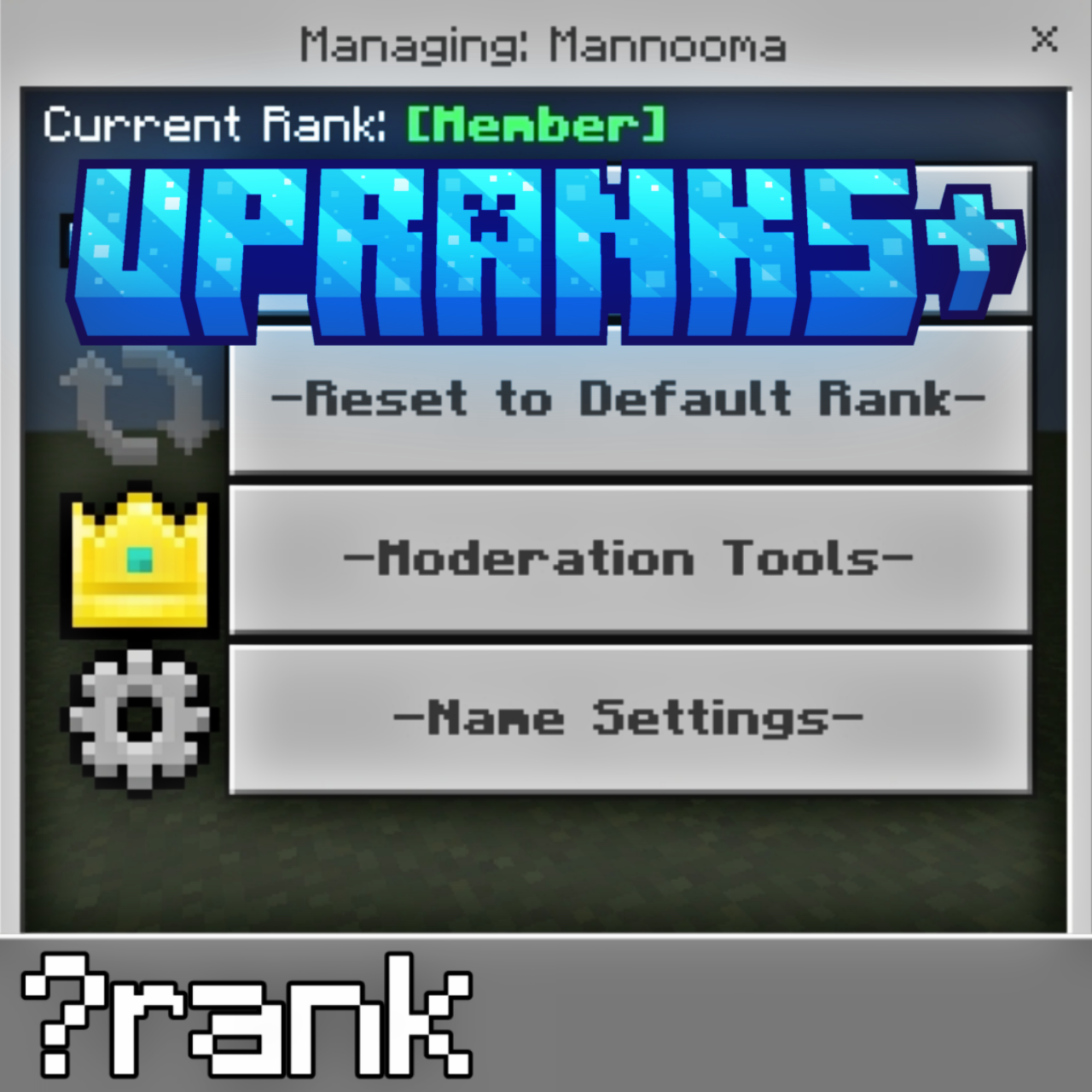 UpRanks+ V2 (chat rank system)