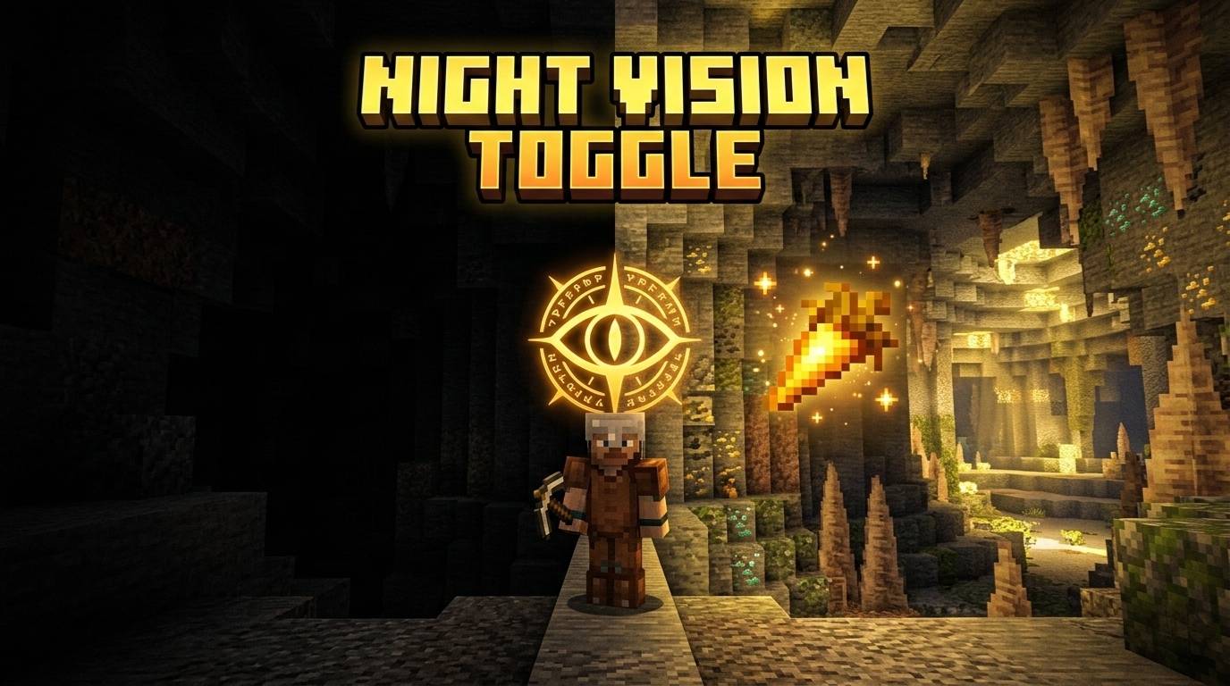 Night Vision Toggle Addon: Permanent & Auto Modes — screenshot 1