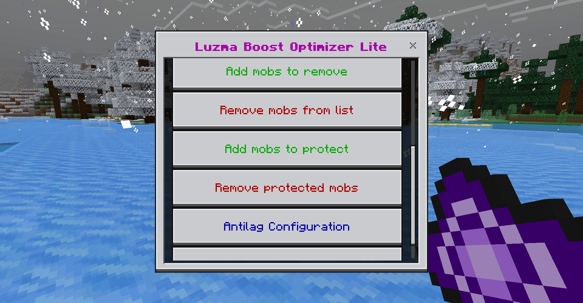 Luzma Boost Optimizer for Bedrock Lite [ MCPEDL Bedrock] — screenshot 4