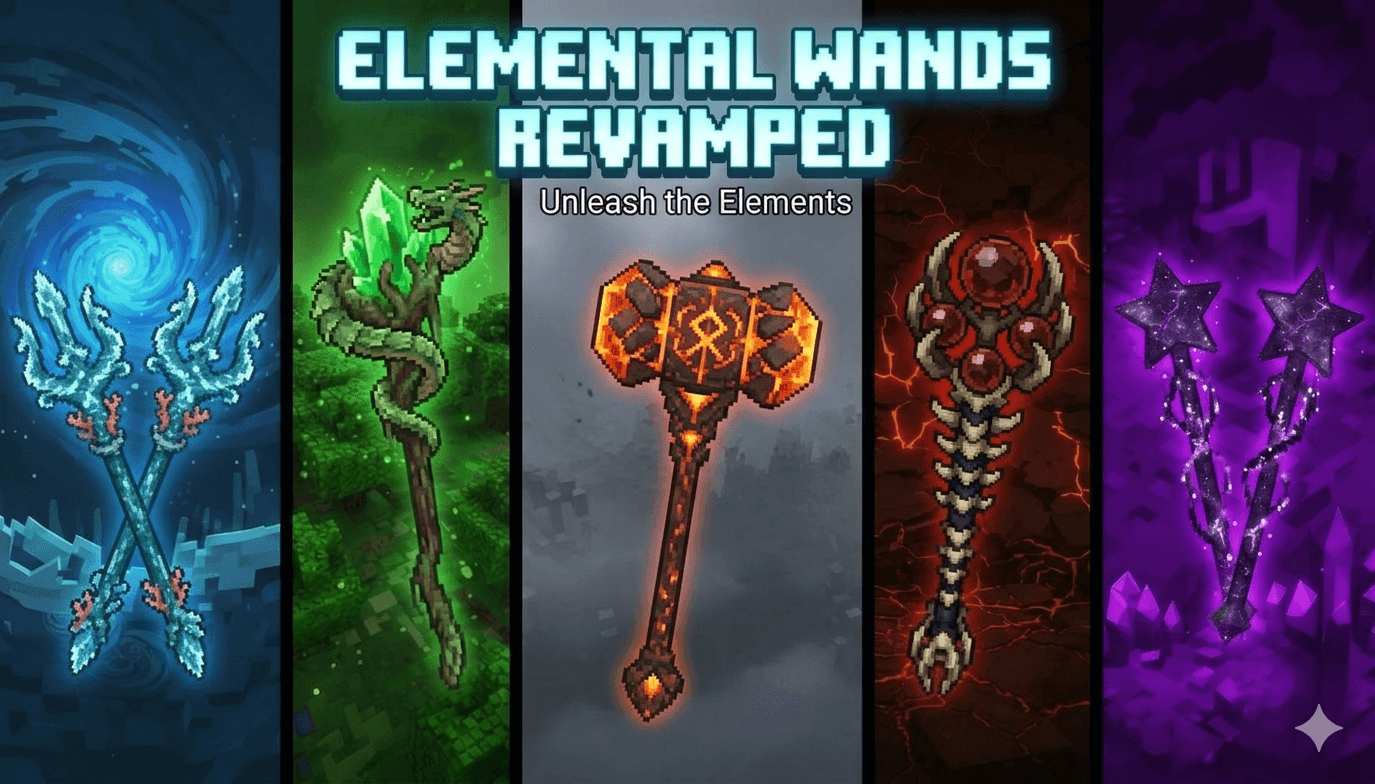 Elemental Wands Revamped [ Achievements Friendly] — screenshot 1