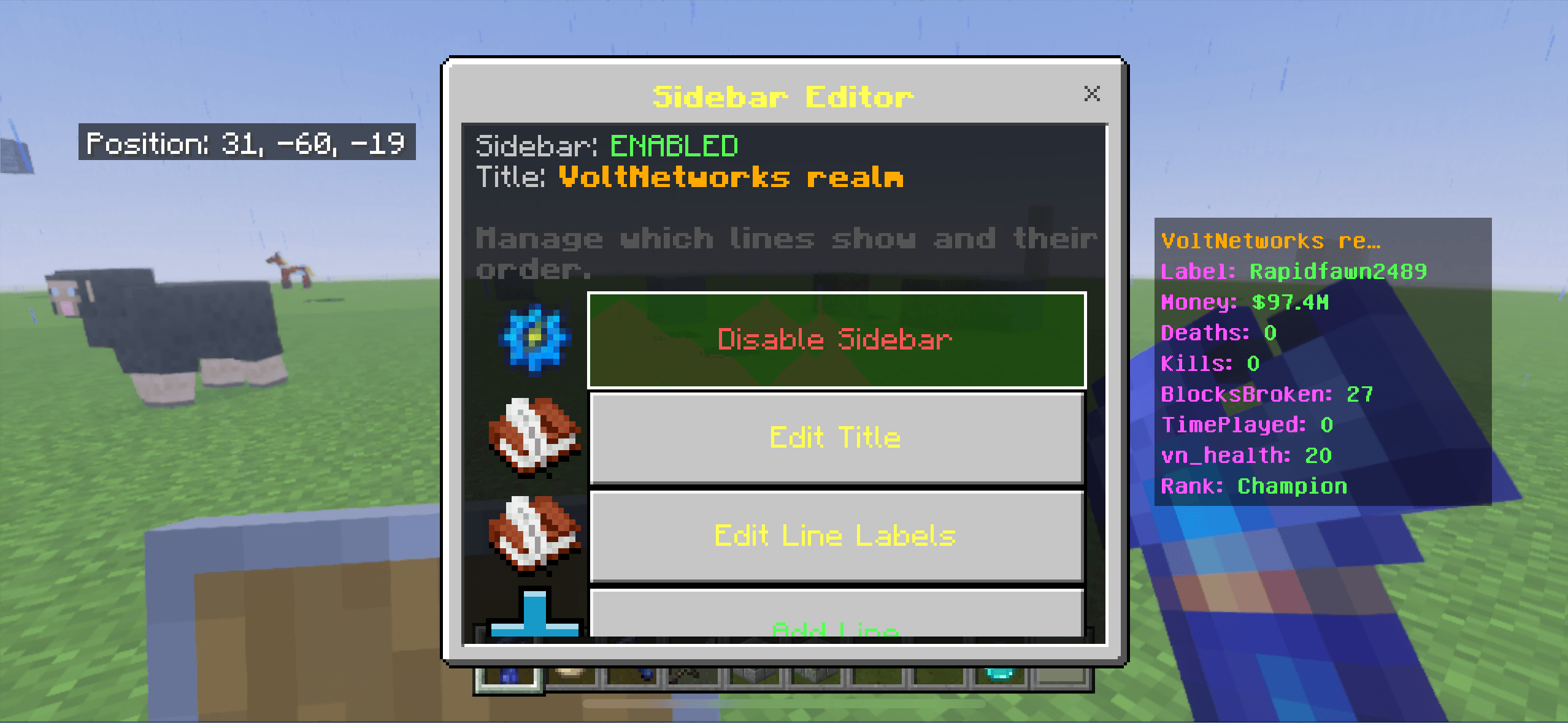VoltNetworks ultimate realm tool — screenshot 3