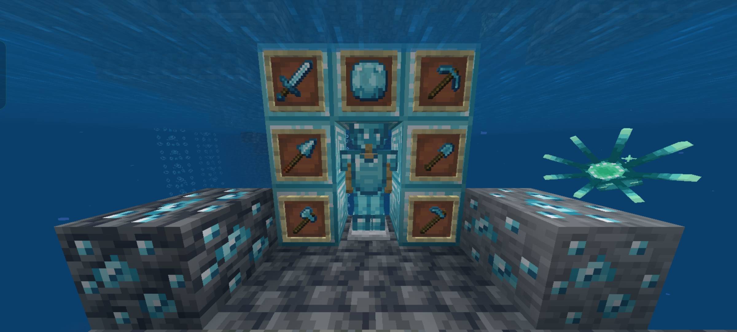PG's Aquamarine Armor and Tools Add-on — screenshot 1