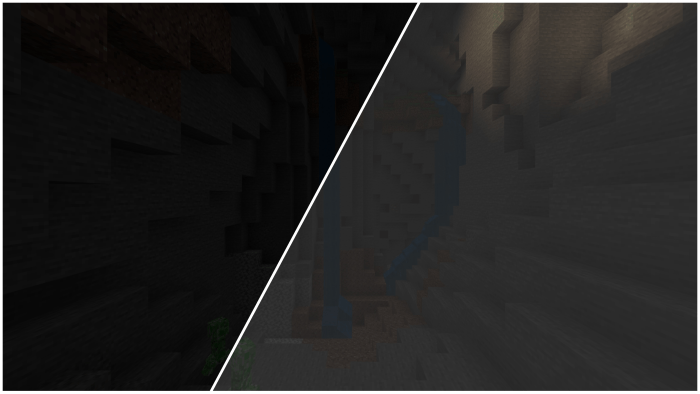 Night Vision texture pack | Gamma Method | Supports Render dragon — screenshot 3