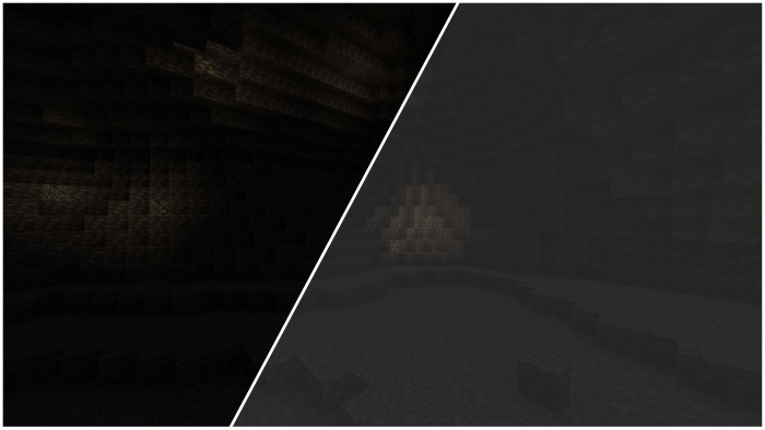 Night Vision texture pack | Gamma Method | Supports Render dragon — screenshot 4