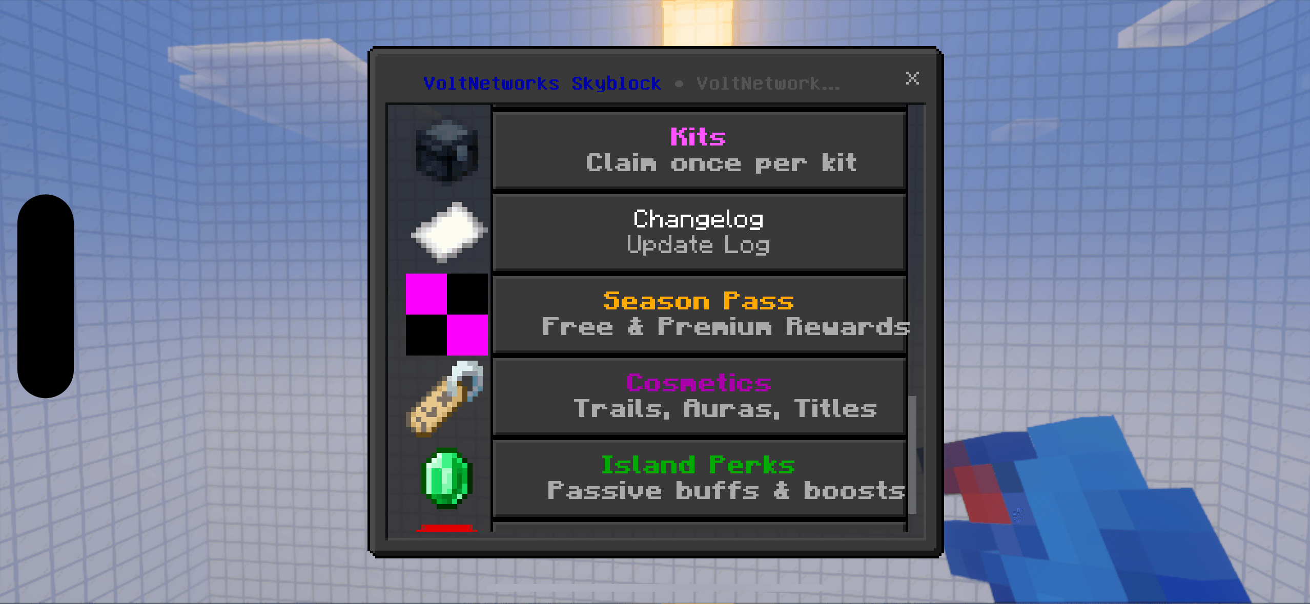 VoltNetworks Skyblock gui — screenshot 5