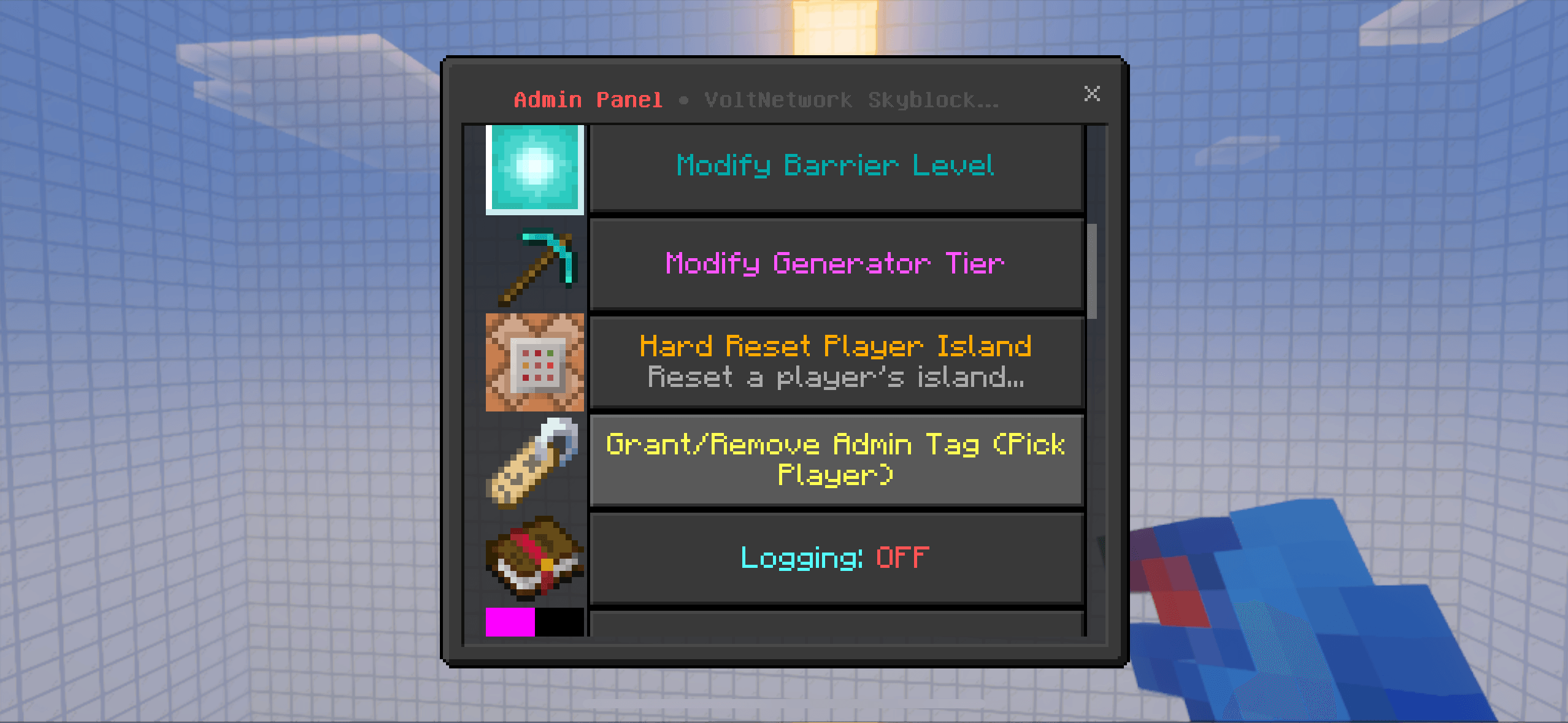 VoltNetworks Skyblock gui — screenshot 8