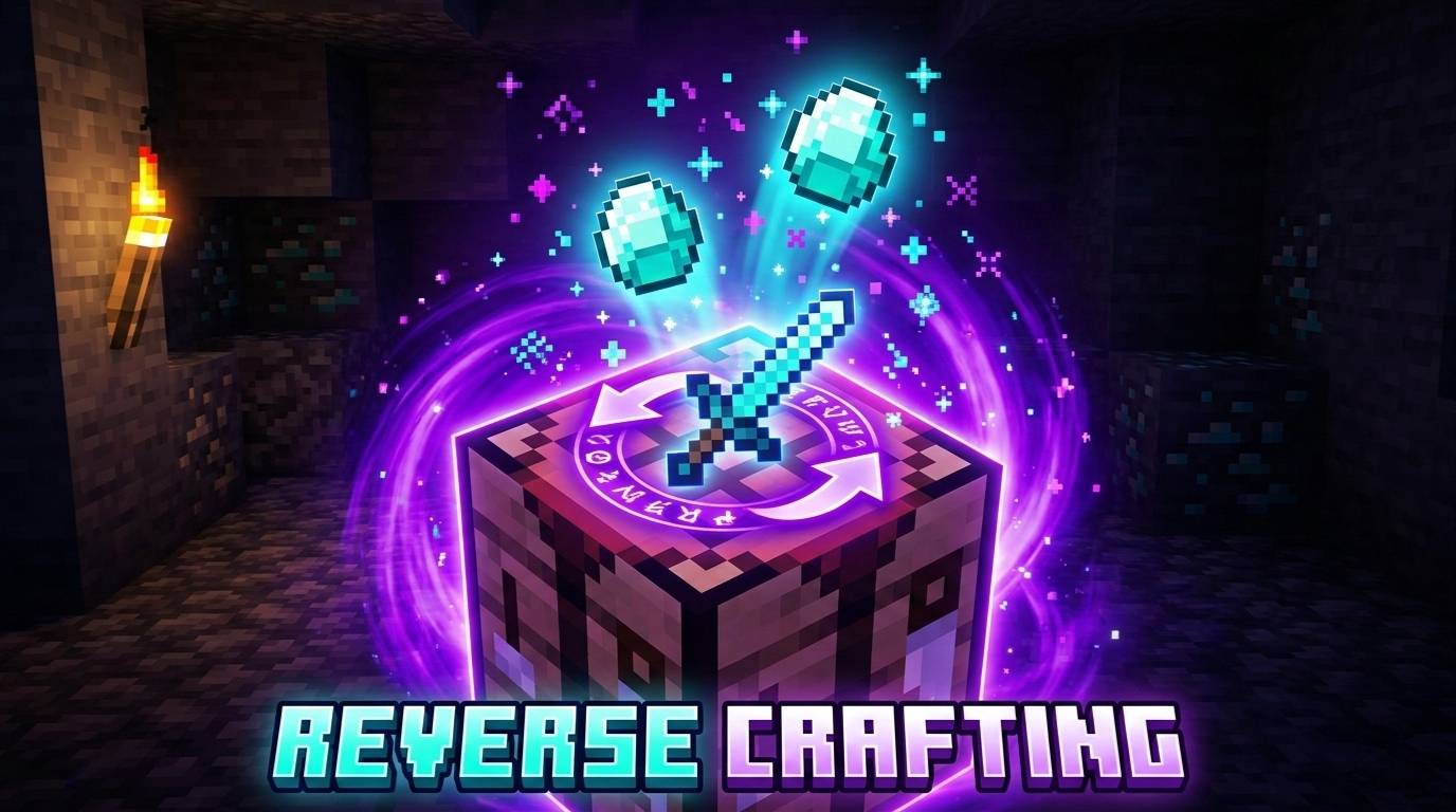 Reverse Crafting Addon: Get Materials Back — screenshot 1