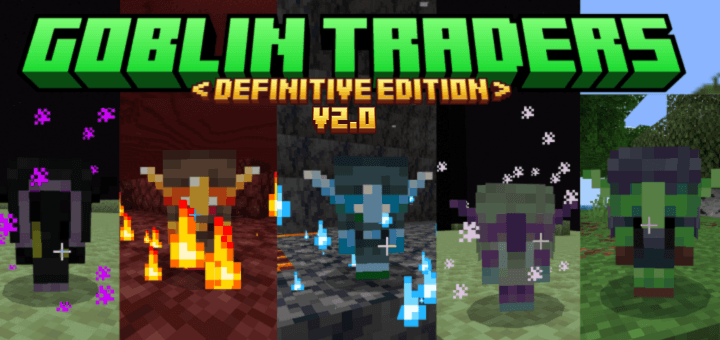 Goblin Traders Definitive Edition – 8 Unique Goblin Merchants in Caves, Nether & End — screenshot 1