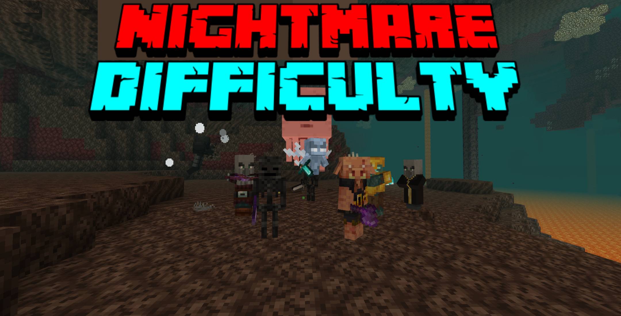 NIGHTMARE DIFFICULTY: Harder mobs, world and survival — screenshot 1