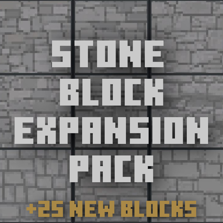 Stone Block Expansion Pack (+25 New Blocks)
