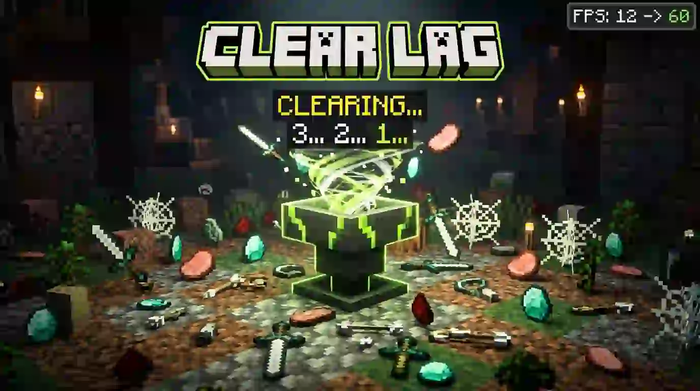 Clear Lag Addon: Auto Entity Cleaner & Optimizer — screenshot 1