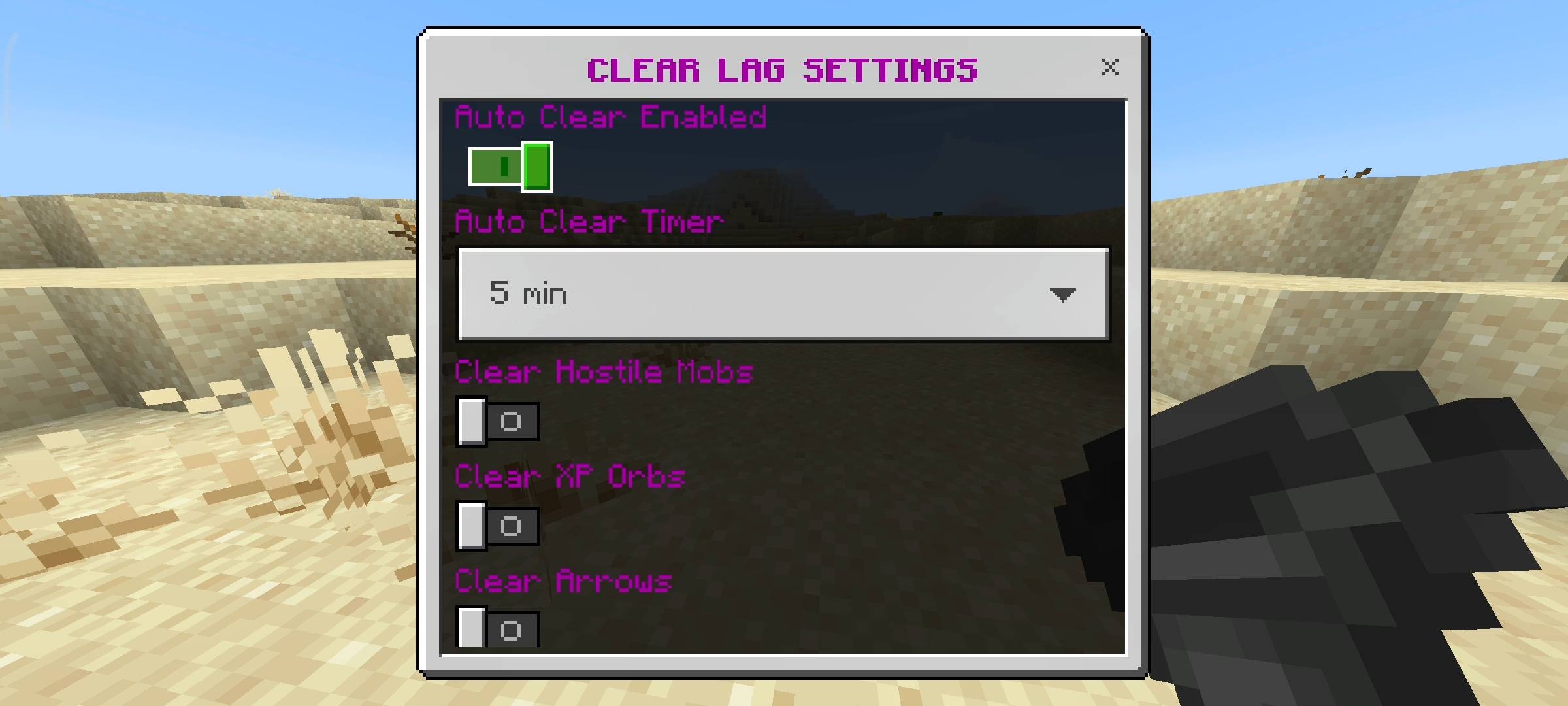 Clear Lag Addon: Auto Entity Cleaner & Optimizer — screenshot 5