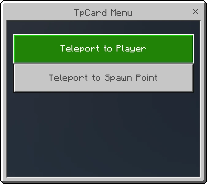 Real Teleport Card | Addon Teleport MCPE — screenshot 3