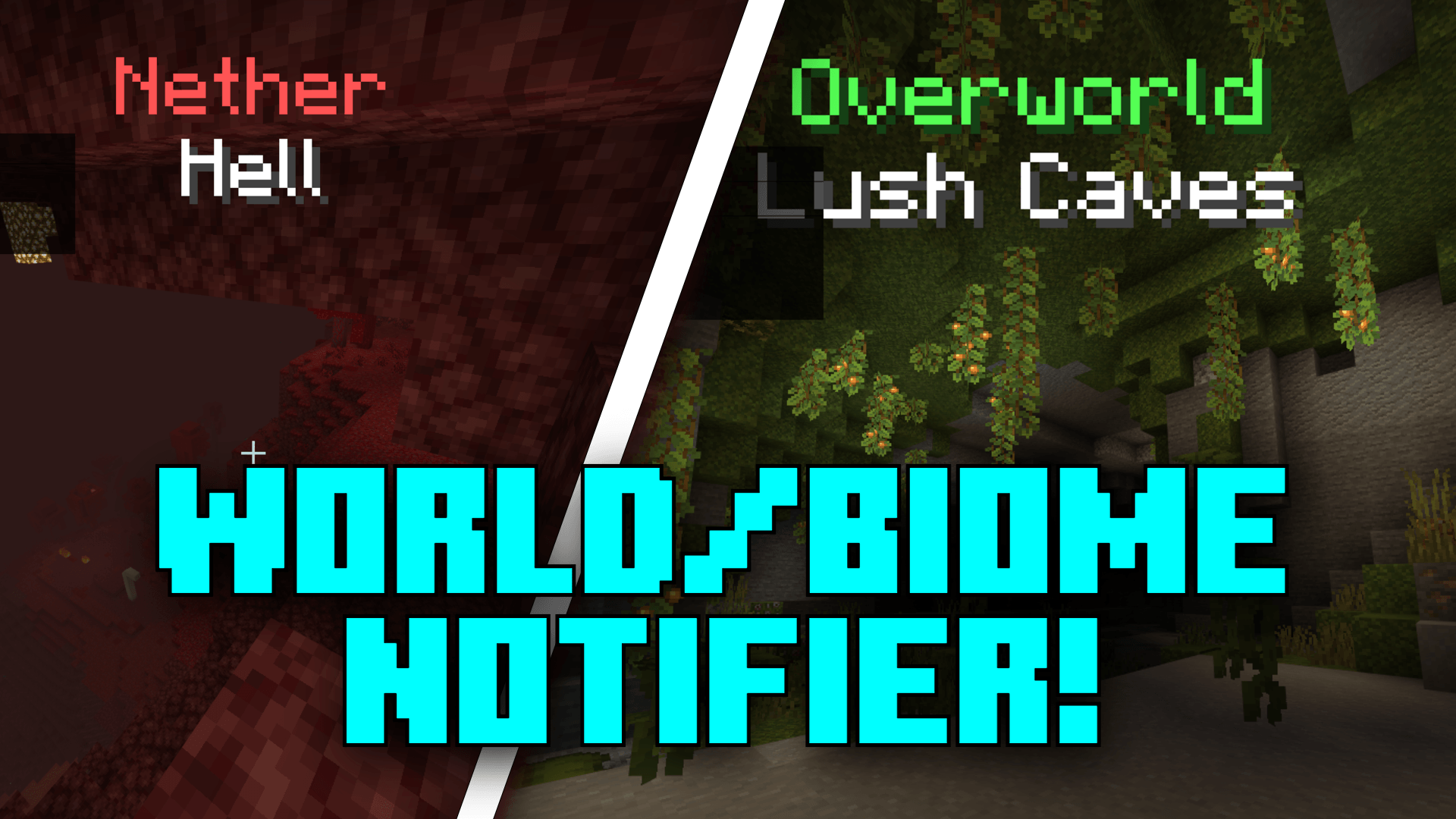 World Tracker (Notifies you when you Enter a biome/Dimension) — screenshot 1