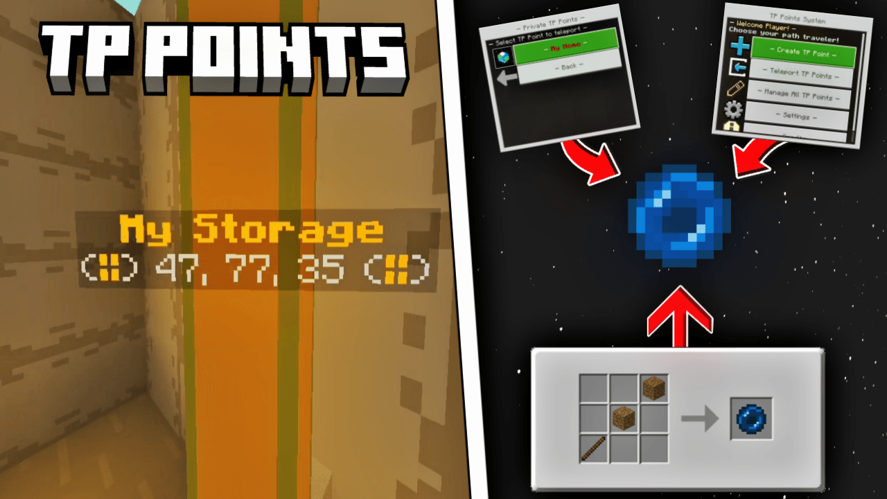 Tp Points V1 (teleport system) 'Achievements Friendly' — screenshot 1