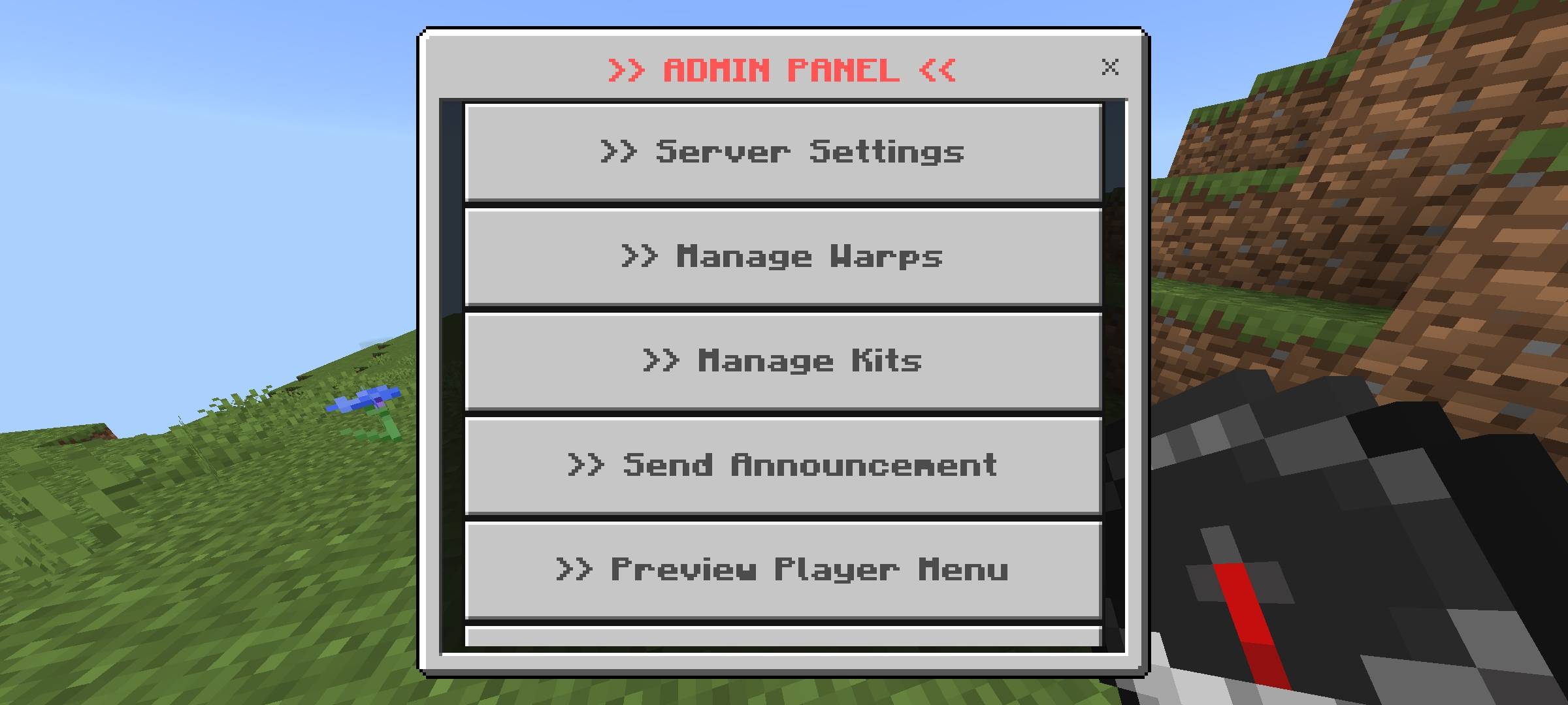 Server UI: Warps, Kits & Homes — screenshot 3