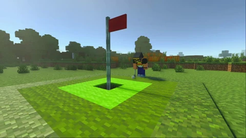 Real Golf | Minecraft Golf Minigame Addon — screenshot 2