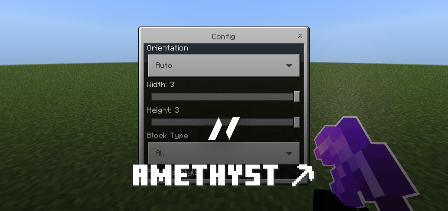 Amethyst Pickaxe [Plug-in] — screenshot 1