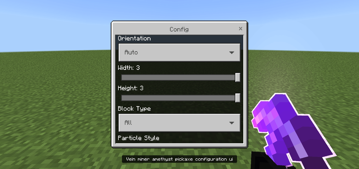 Amethyst Pickaxe [Plug-in] — screenshot 2
