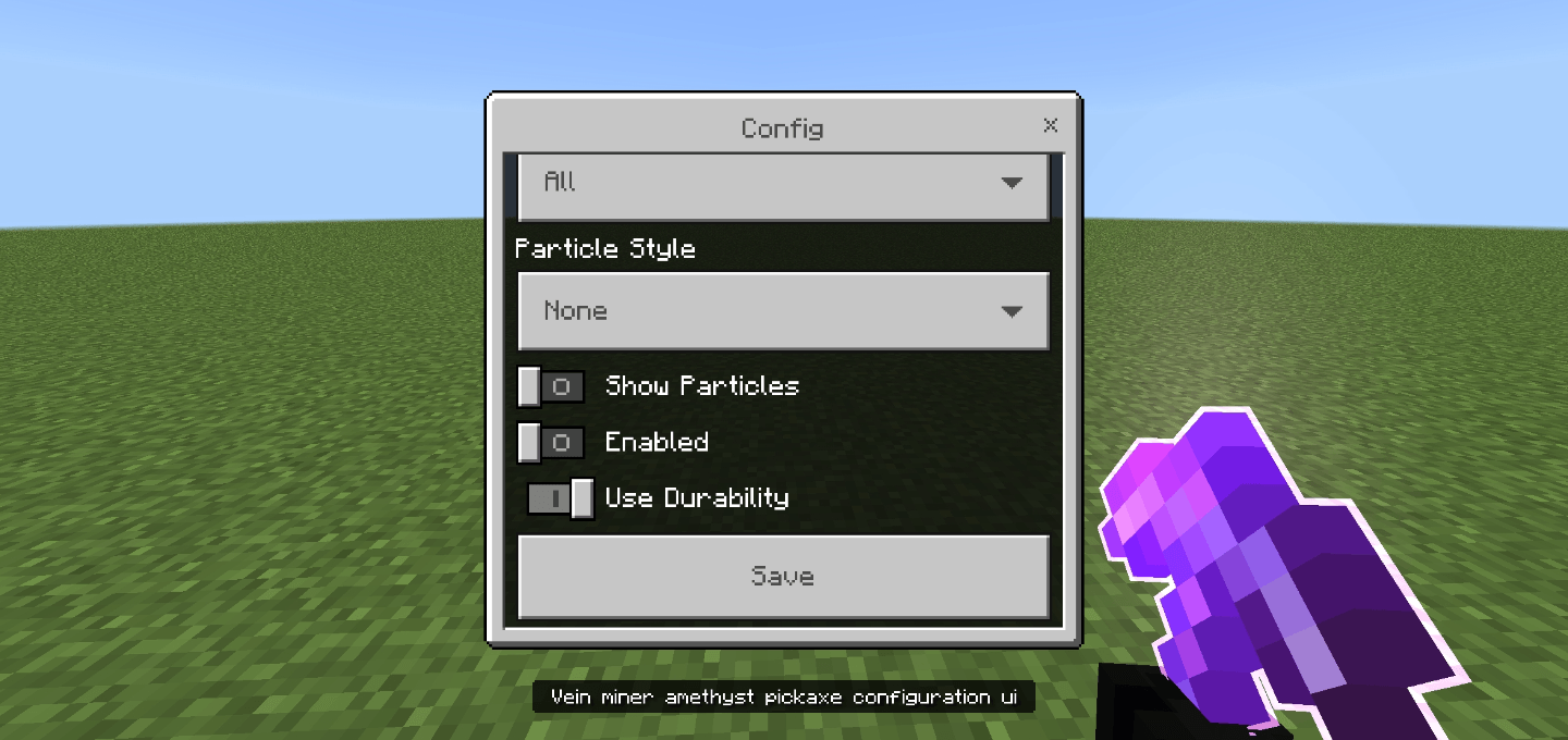 Amethyst Pickaxe [Plug-in] — screenshot 3