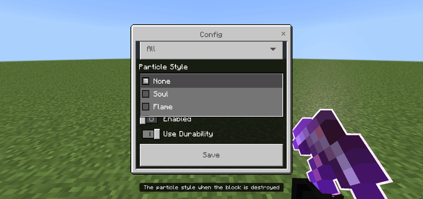 Amethyst Pickaxe [Plug-in] — screenshot 6