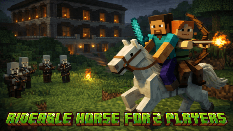 rideable horse for 2 players — screenshot 1