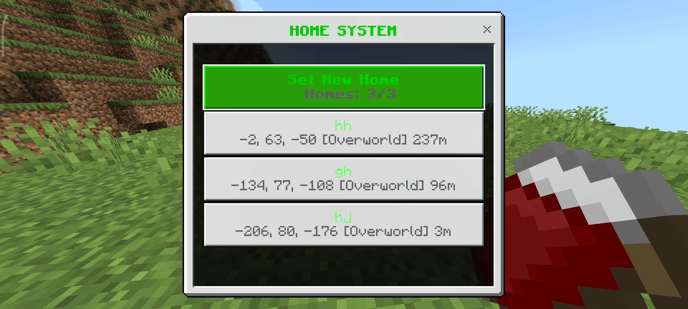 Home System Addon: Set Locations & Teleport — screenshot 4