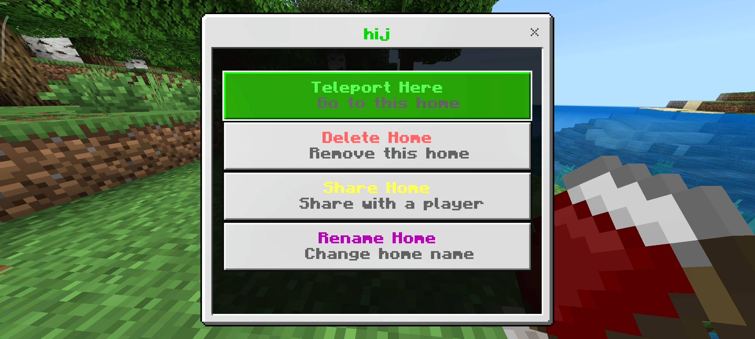 Home System Addon: Set Locations & Teleport — screenshot 5