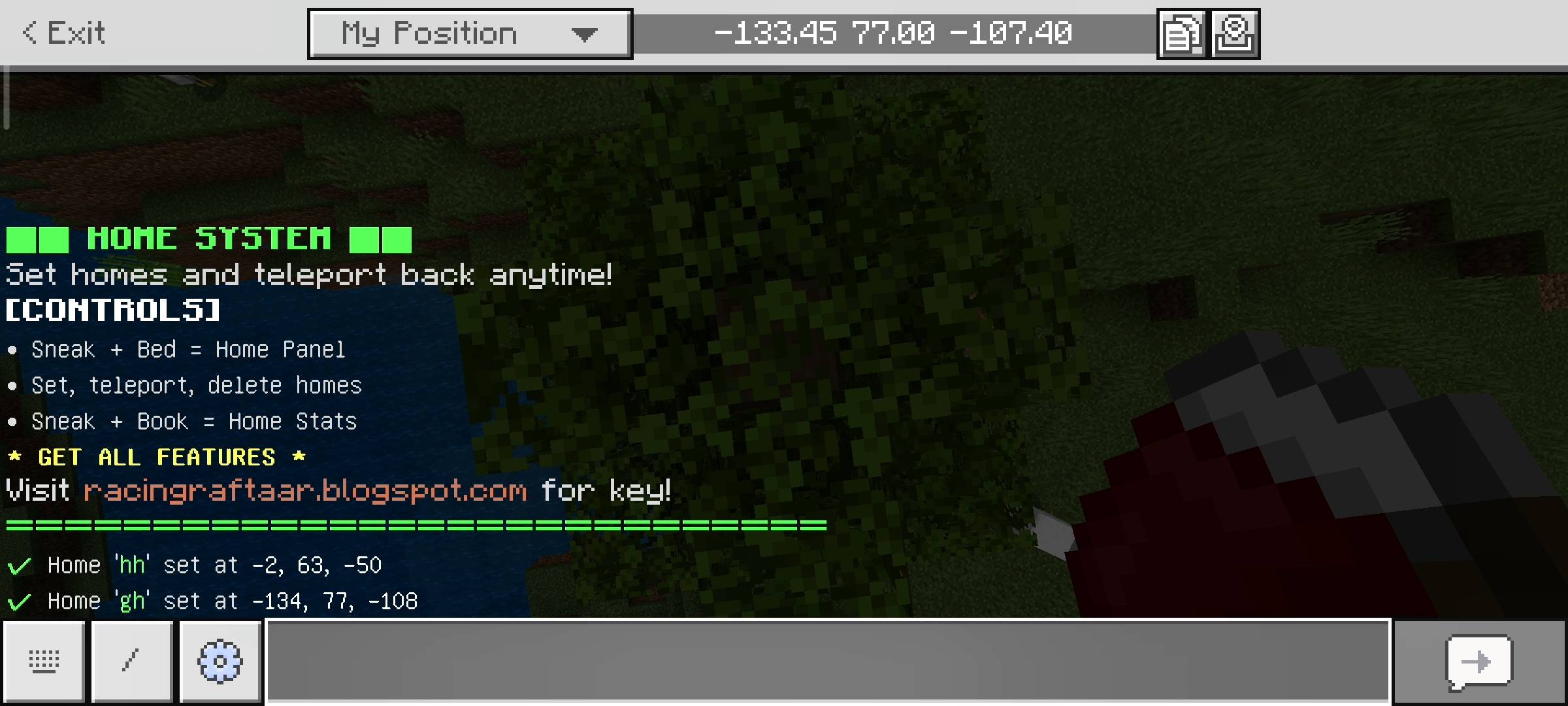 Home System Addon: Set Locations & Teleport — screenshot 8