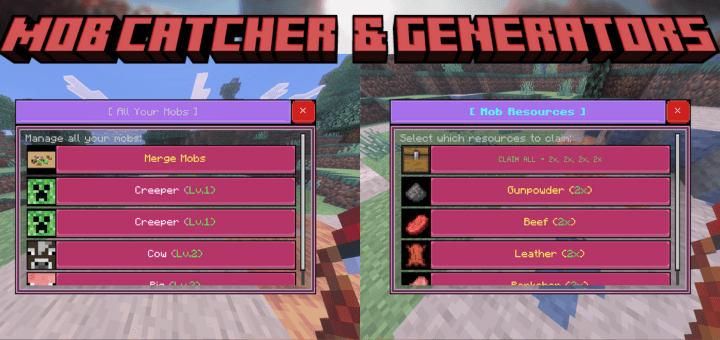 Mob Catcher  and Generators — screenshot 1