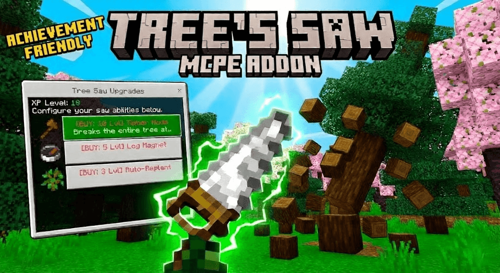 Tree's saw "like tree capitator but its better"  [ACHIEVEMENT FRIENDLY] — screenshot 1